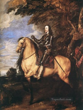 アンソニー・ヴァン・ダイク Painting - 馬に乗ったチャールズ1世 バロックの宮廷画家アンソニー・ヴァン・ダイク